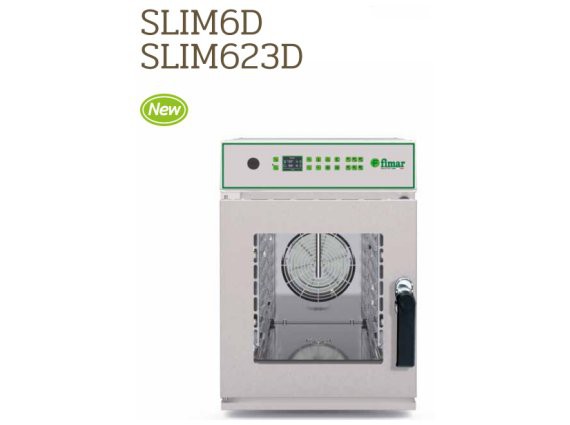Forno convezione digitale Fimar SLIM 6D 6 teglie GN 1/1, vapore diretto.